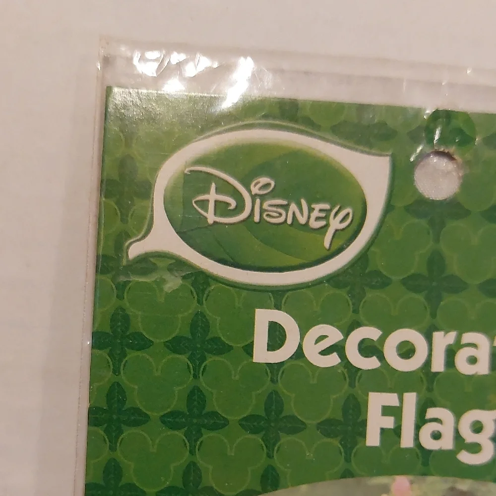 Disney Decorative Flag with Red and Blue Accents